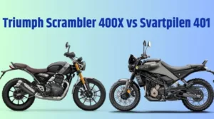 Husqvarna Svartpilen 401 vs Triumph Scrambler 400X